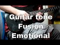Playing guitar solo on backing track jam emotional groove  guitar rig 6 guitar tone