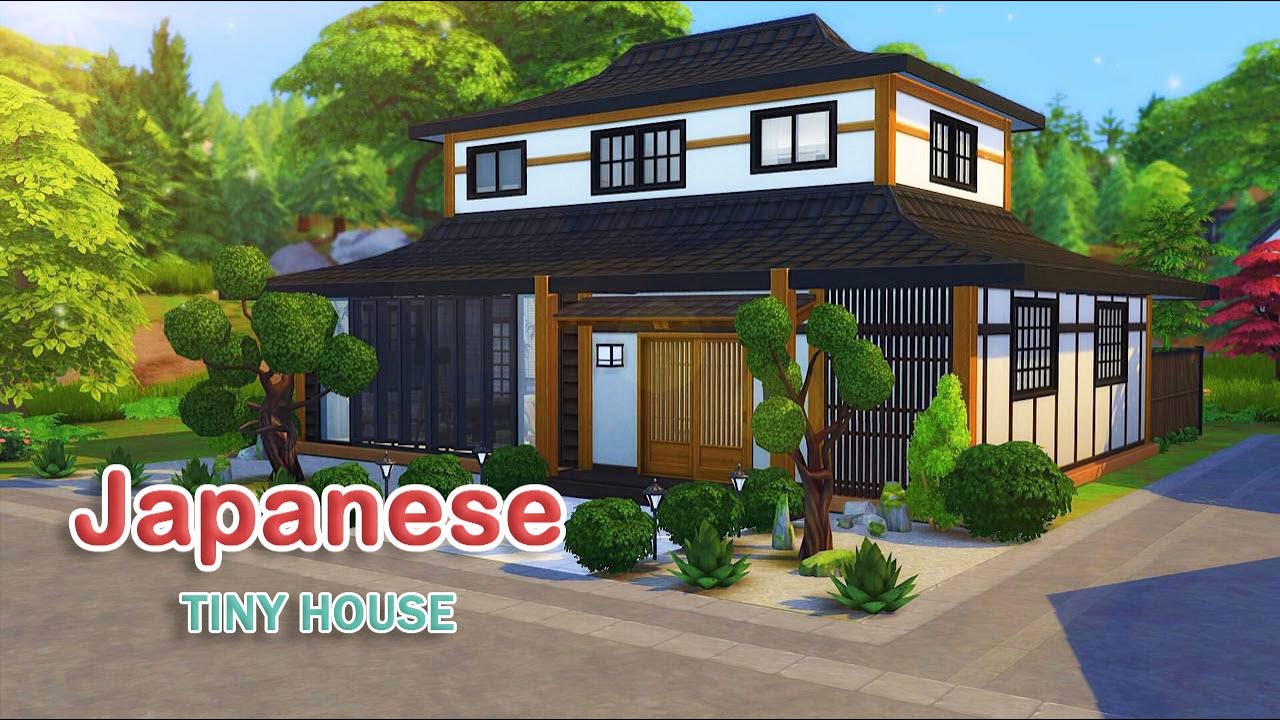 JAPANESE TINY HOUSE The Sims 4 Speed Build YouTube