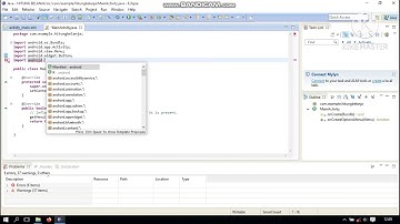Menghitung total belanja menggunakan eclipse juno