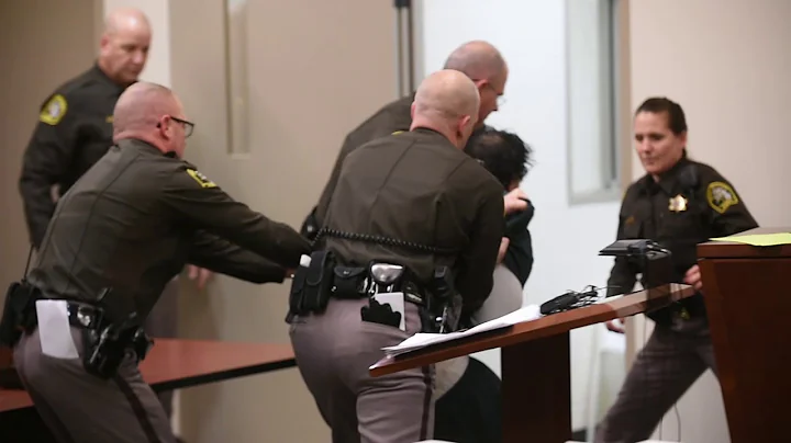 Man struggles against deputies as he is sentenced ...