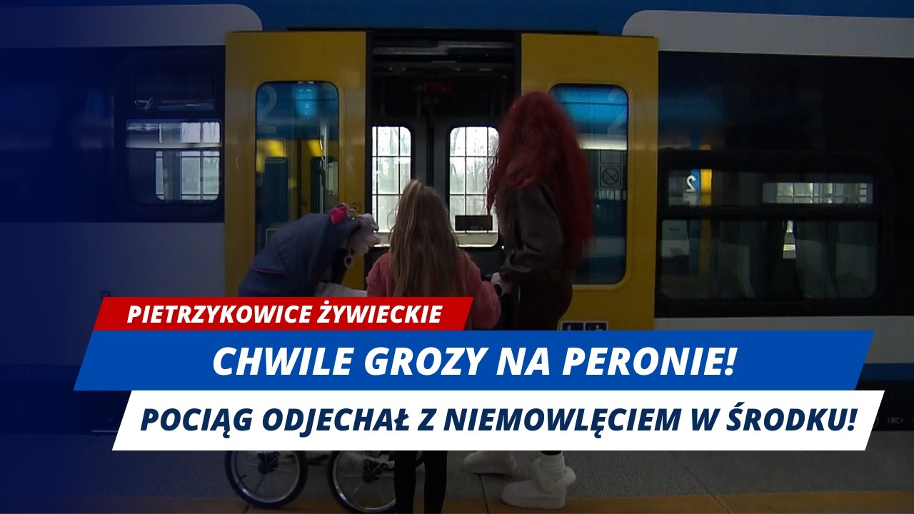 MATKA WYSIADŁA, WÓZEK Z NIEMOWLĘCIEM ZOSTAŁ W POCIĄGU! SKANDAL NA KOLEI!