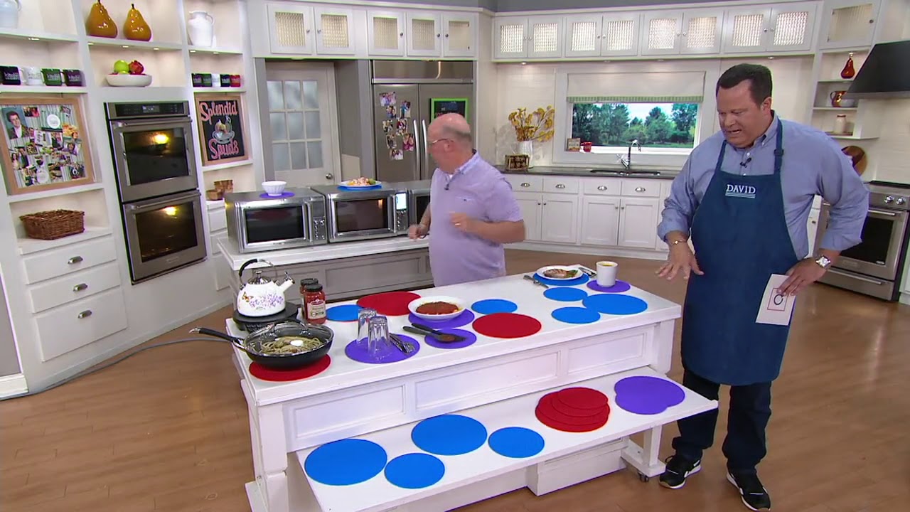 Set of 4 Multipurpose Silicone Kitchen Mats on QVC