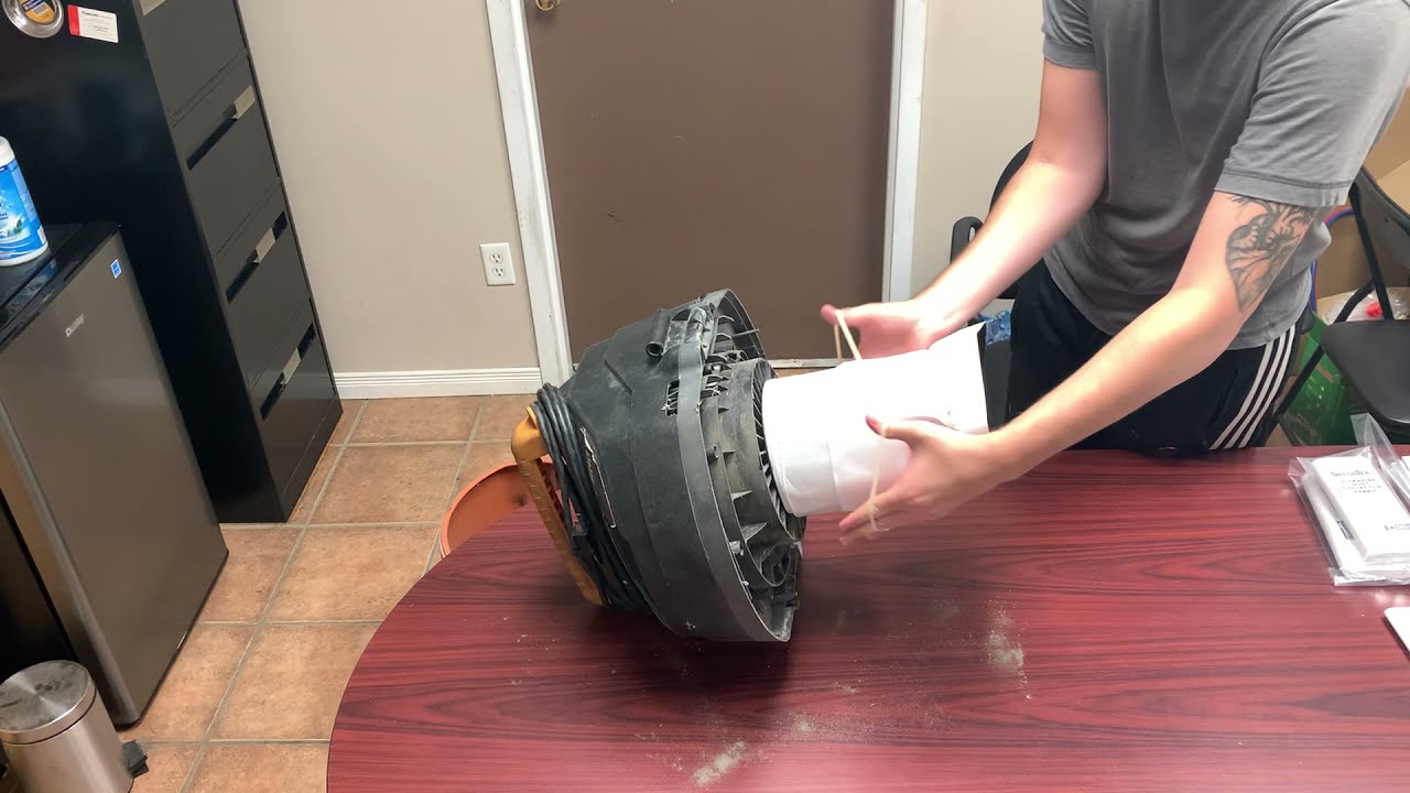 Installing Ultra-fine Dust Filter Fabric on a Larger Vacuum
