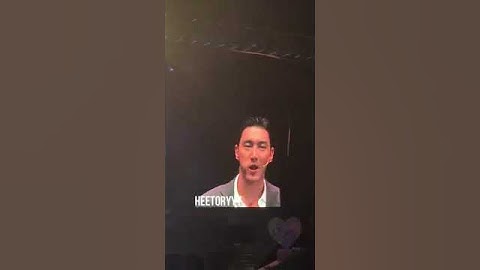 FANMEETING DATE SIWON SUPER JUNIOR