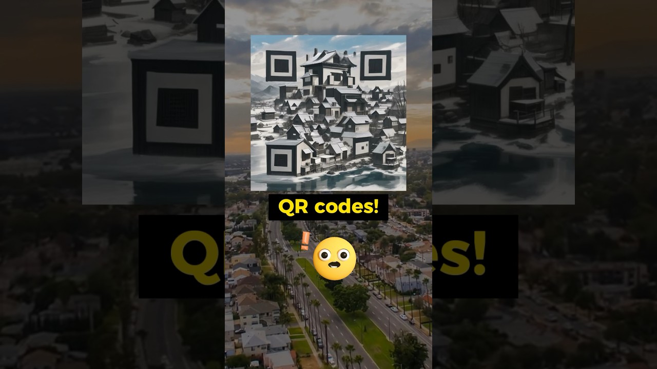 AI can makes mind blowing QR codes in seconds! #ai #aiart #midjourney #qrcodes #aitools #aitools