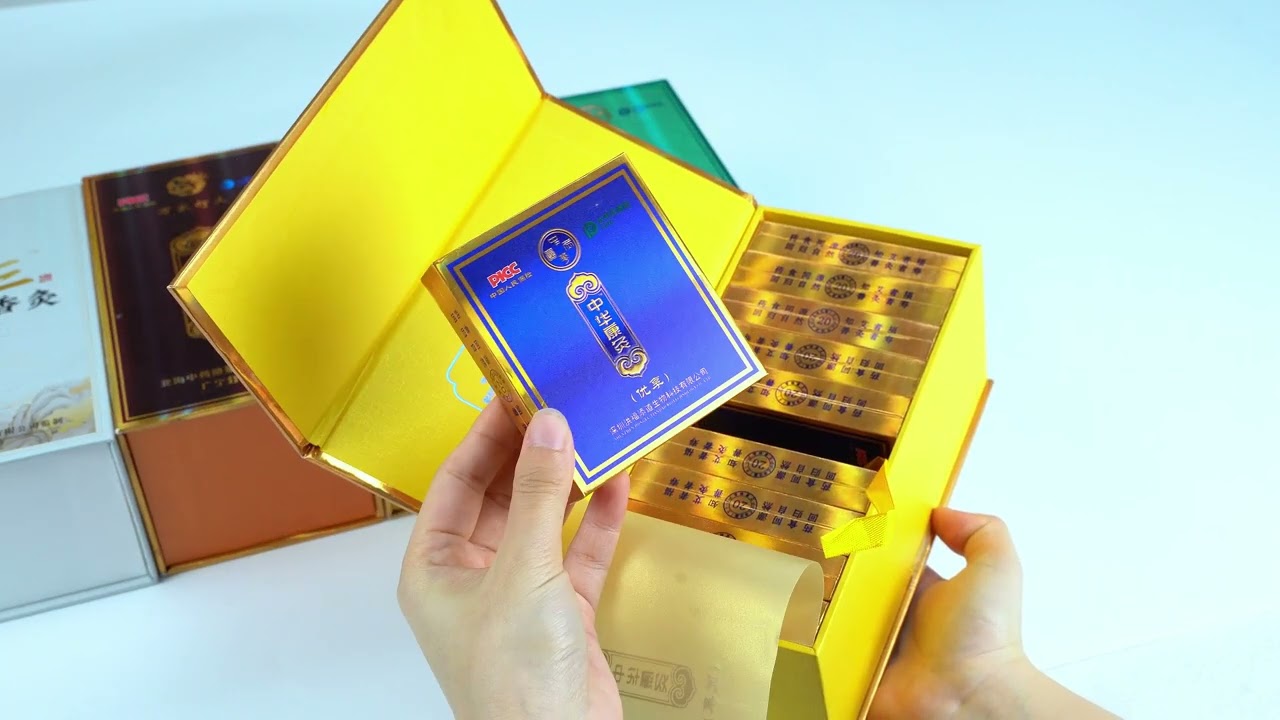 Custom Printed Design Personalized Cardboard Cigarette Box Paper Boxes for Smoke Cigars Tobacco