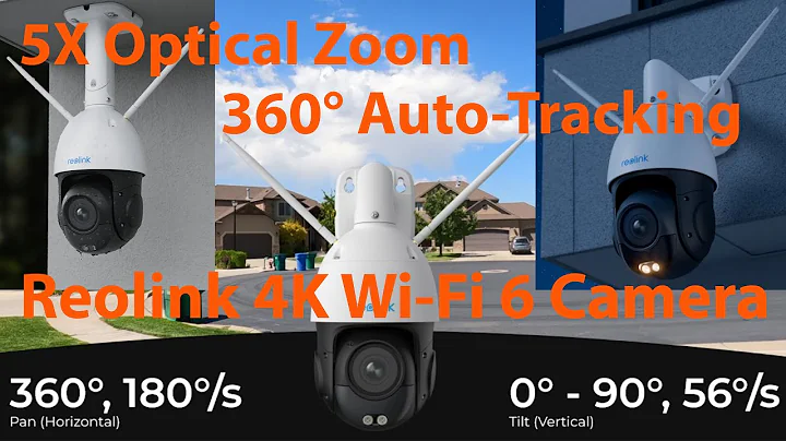Reolink 4K WiFi 6 PTZ Security Camera RLC 823S1W