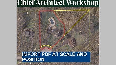 How to place site plan PDf at correct scale and position