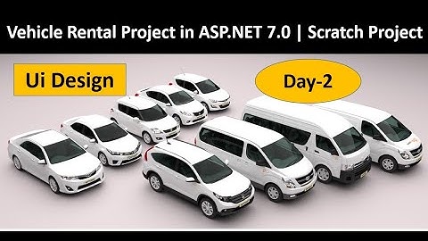 Vehicle Rental Project in ASP.NET 7.0 |  Start from Scratch | Real Time Project | Part-5