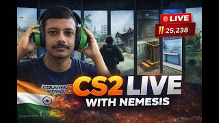 🔴CS2 India Live Nemesis #36 | 5V5 SCRIM #livestream #cs2 #counterstrike2 #livenow