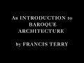 Baroque Architecture talk