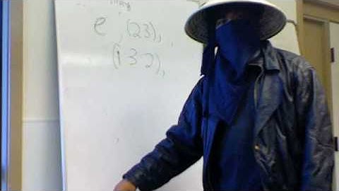 Math Ninja:  Group Theory Lecture 2-1
