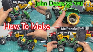 How To Make John Deere Tractor Powerful Homemade Remote Control