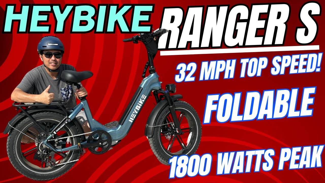 HEYBIKE RANGER S - I LOVE This Crazy Fast 32MPH & POWERFUL 1000