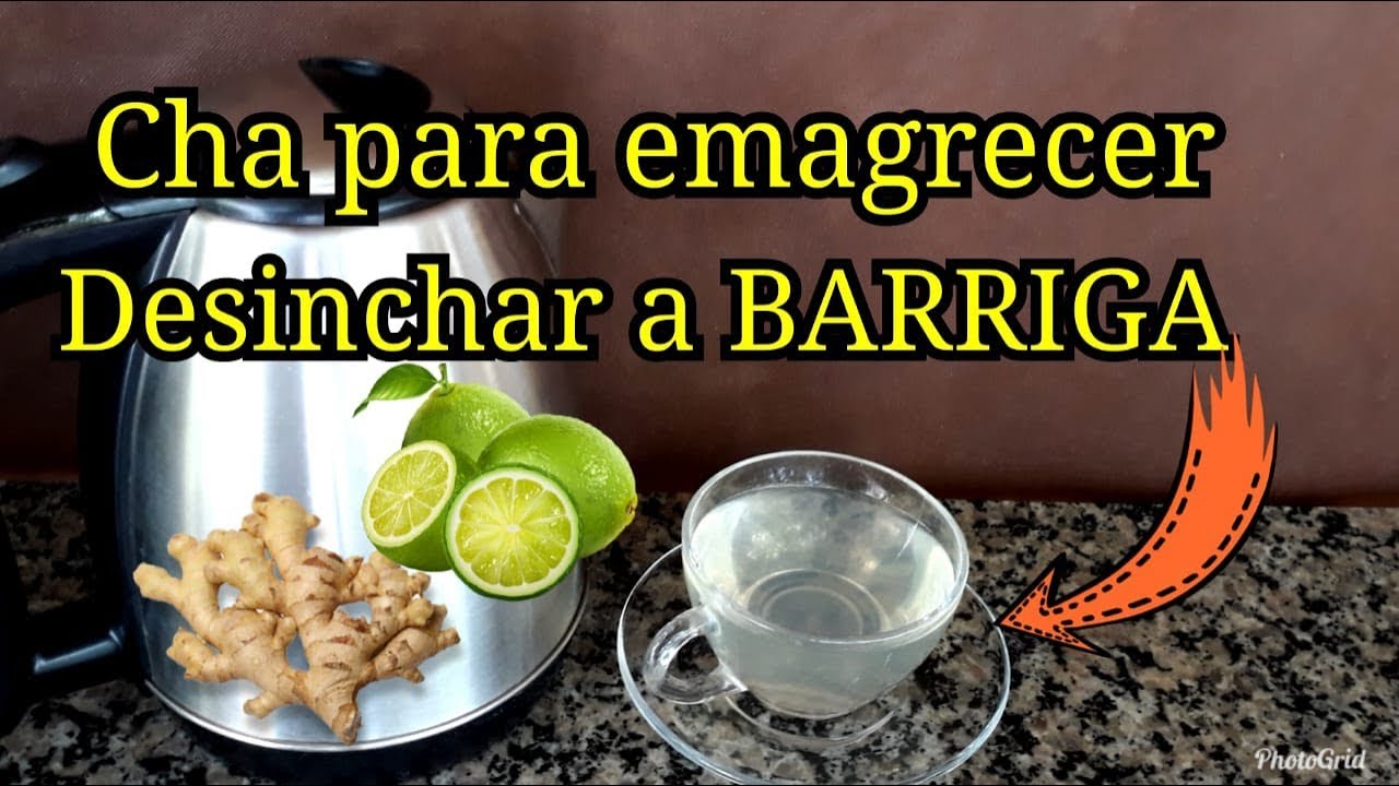 Chá para emagrecer e desinchar a barriga - YouTube