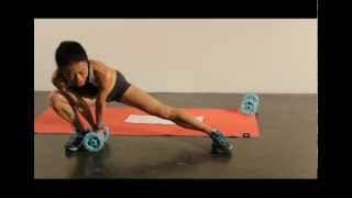 COREwheels lateral hamstring stretch