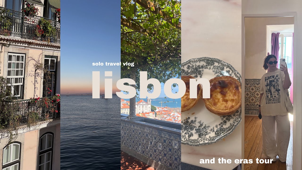 solo trip to lisbon | exploring the city and going to the eras tour