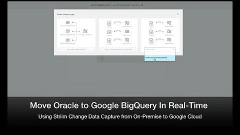 Move Oracle to Google BigQuery in Real Time