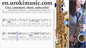 How to Play Saxophone (Tenor) Ozuna - Siguelo Bailando Tabs um-i352