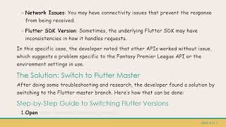 Resolving the Issue of Empty Response Body in Flutter HTTP Requests