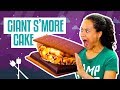 How To Make A Giant S'Mores CAKE | Fluffy Marshmallow Fondant | Yolanda Gampp | How To Cake It