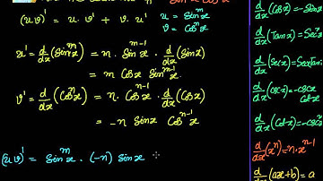 Calculus   Differentiation   Examples 4   Derivative of Trigonometric functions