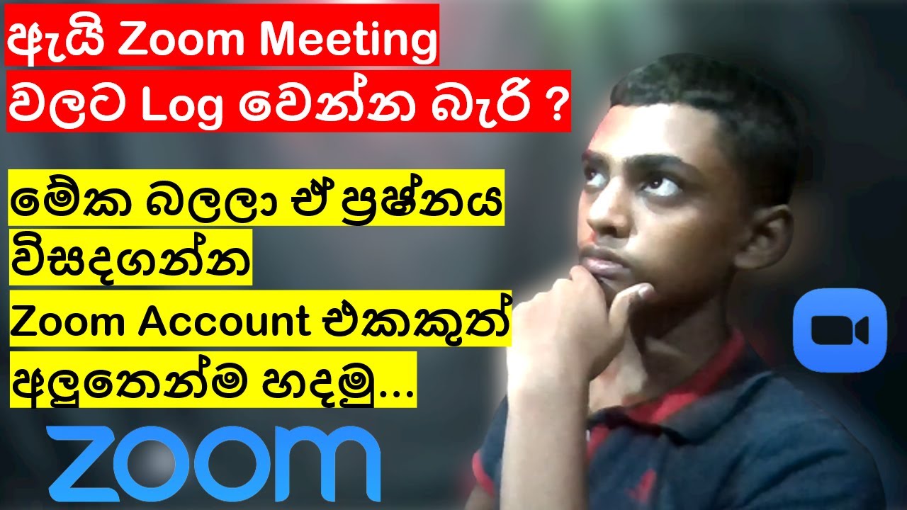 How to fix can't log to zoom meeting problem and create zoom account in