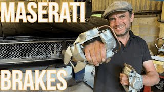 Maserati brake calliper restoration. Maserati Dual Brake Calipers Palsocalaautorepair