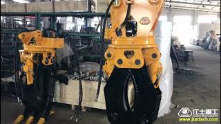 Best Hydraulic and Rotating Rock Stone Grapple/Grab for Excavator or Backhoe for sale in China