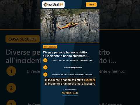 Video Precipita per oltre cento metri dalla Ferrata: muore un escursionista