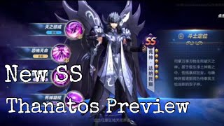 Saint Seiya Awakening God Thanatos Preview All Skills Explained Test In Fight