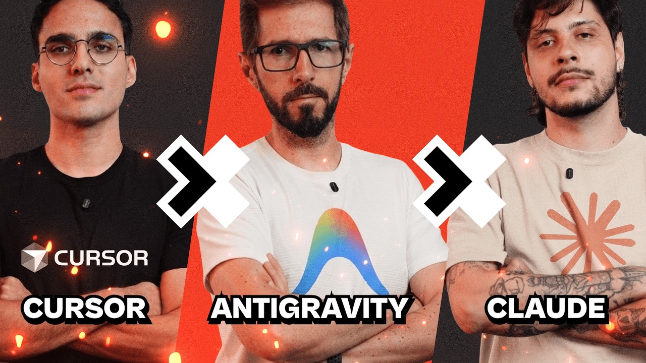 Colocamos Claude Code, Cursor e Antigravity pra competir
