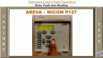 Areva Make || Micom P127 || Over current and earth fault relay || Fault data reading || Hindi