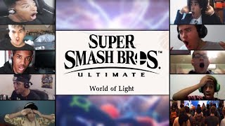 GAMERS REACTIONS TO WORLD OF LIGHT - SUPER SMASH BROS. ULTIMATE