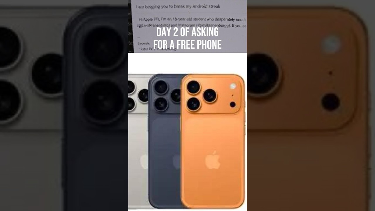 Asking @Apple for an iPhone #apple #shorts