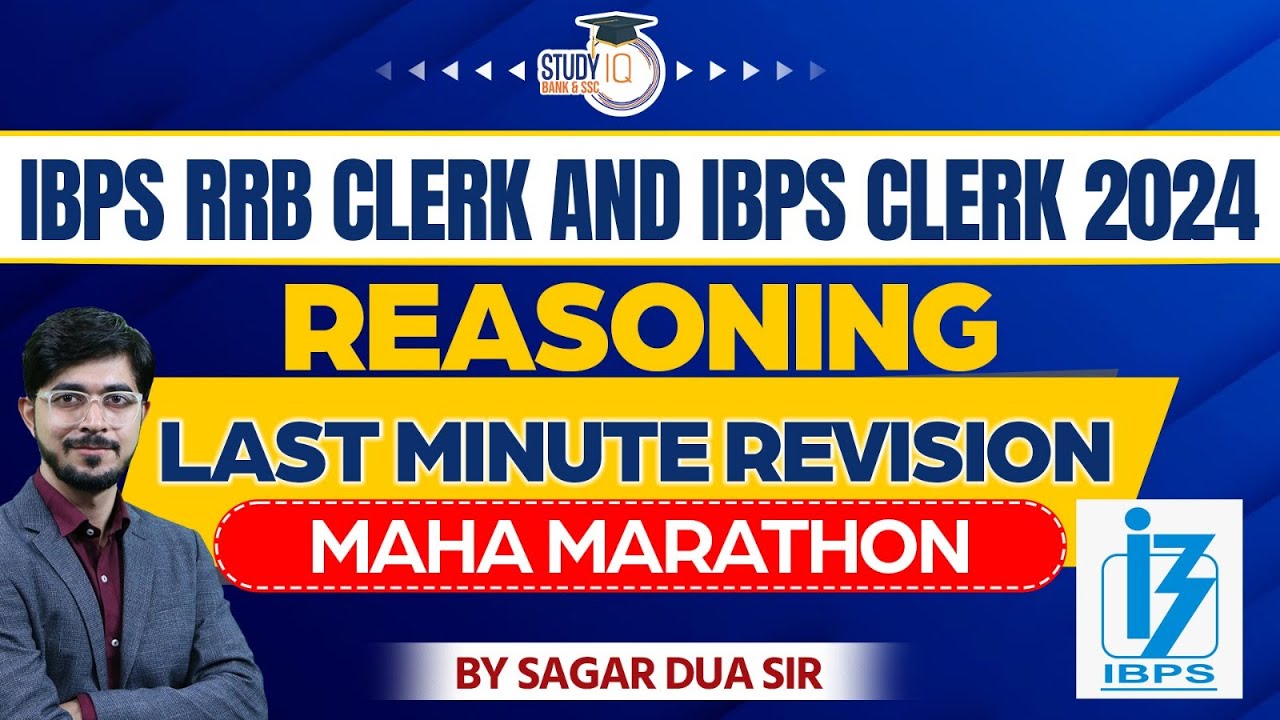 Ibps R IBPS Clerk and IBPS RRB Clerk REASONING | Last Minute Revision | IBPS ...
