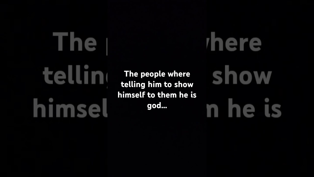 This is what he went through... 