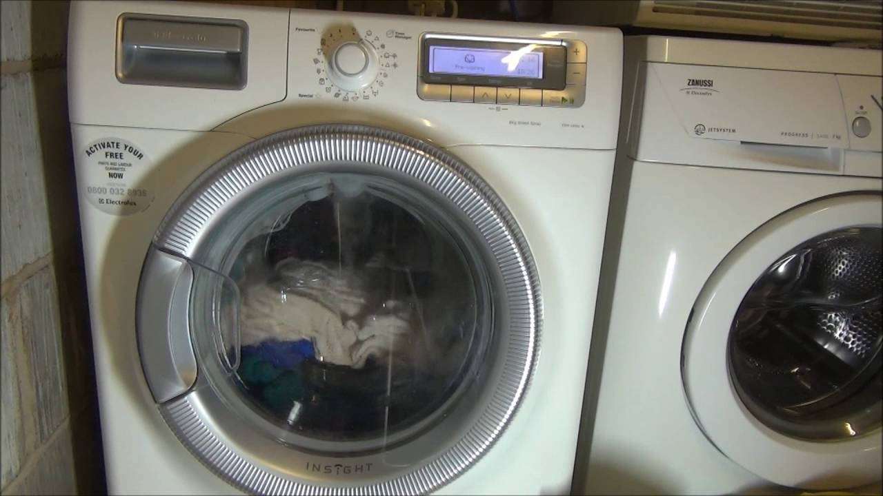 Electrolux Time Manager EWN14991W Cotton Prewash + intensive YouTube