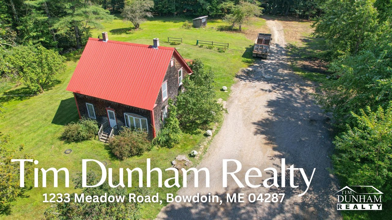 Tim Dunham Realty Real Estate Listing in Bowdoin Maine House for