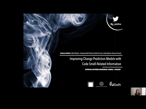 Improving Change Prediction Models with Code Smell-Related Information