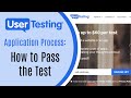 UserTesting Application: How to Pass the Test in 2019