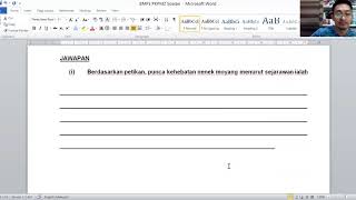 Teknik Menjawab KOMSAS Cerpen Tingkatan 4 dan 5 Bersama Munsyi Alex