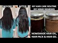 Hair care routine for chemical treated hairs  how to regrow hair after smoothening  diy hair oil