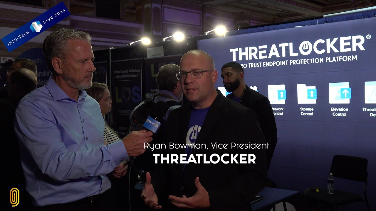 THREATLOCKER with Ryan Bowman at Info Tech LIVE 🎙️🖥