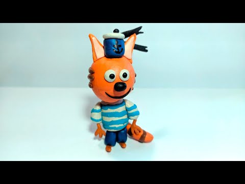 Лепим Коржика из мультфильма Три Кота