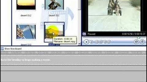 Windows Movie Maker Working In The Timeline Part 1