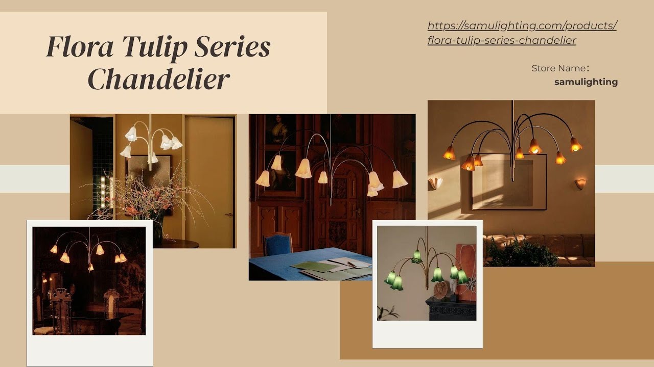 Flora Tulip Series Chandelier