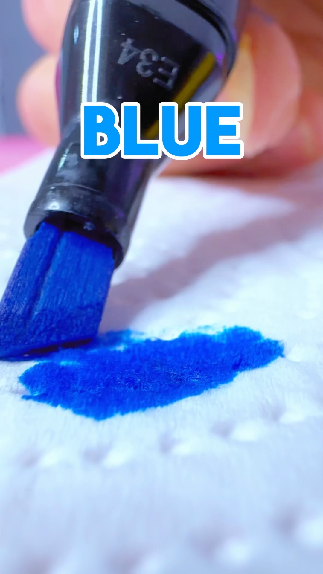 Learn Colors Water Art Hack For Kids #katebrush #learncolors #shorts