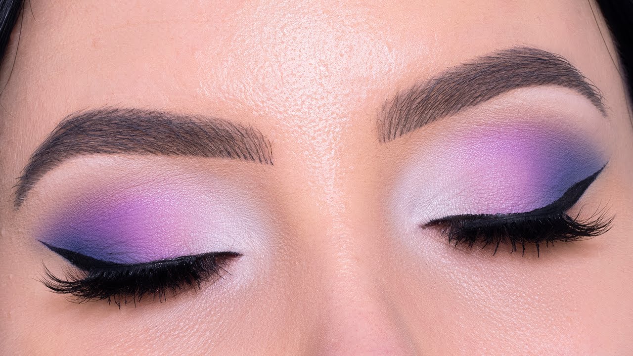 Maquiagem  Purple eye makeup, Makeup, Eye makeup