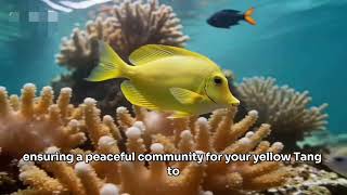 Yellow Tang up close Facts and care requirements